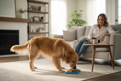 Pets feel mentally stimulated and owners enjoy calmer, healthier pets without extra effort.